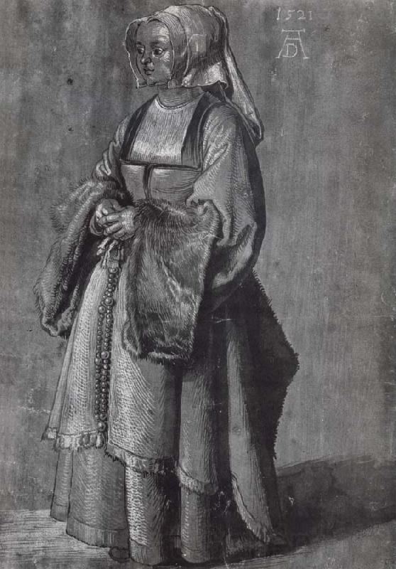 Albrecht Durer Woman in Netherlandish artist France oil painting art